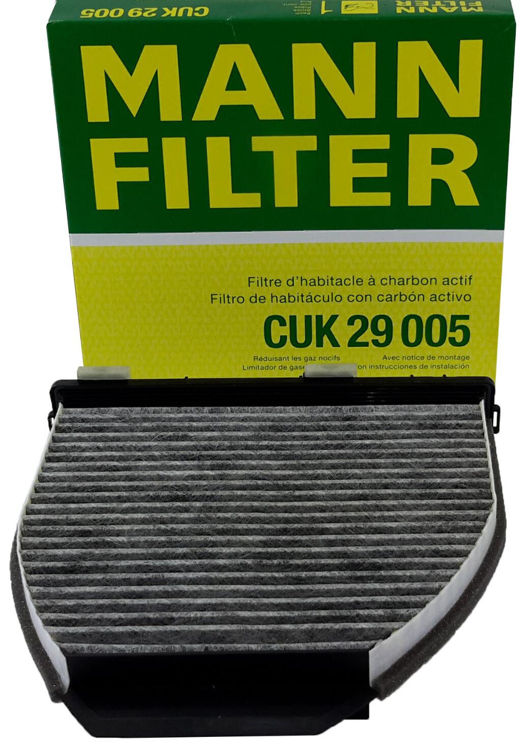 Mercedes Cabin Air Filter (Activated Charcoal) 2128300318 - MANN-FILTER CUK29005